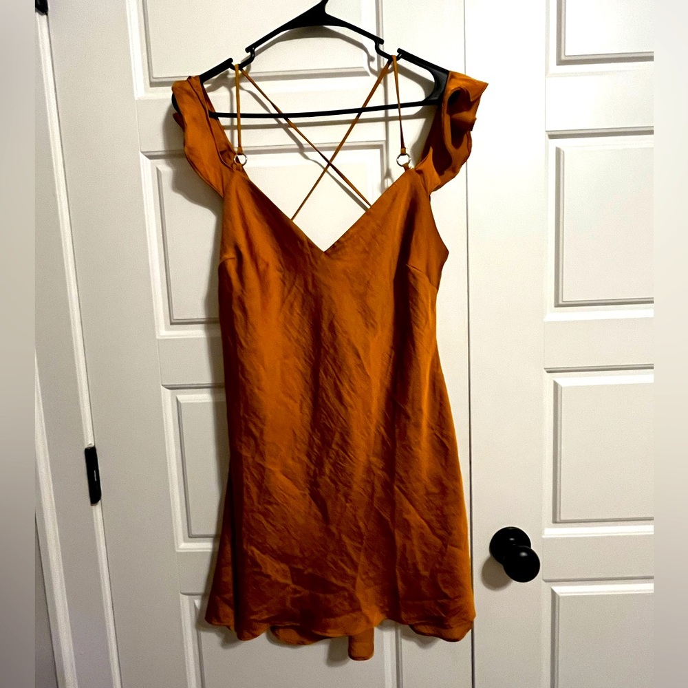 Silk shift dress